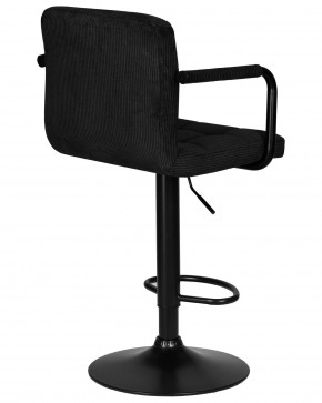 Стул барный DOBRIN KRUGER ARM BLACK, черный вельвет (LAR-E2041-52) в Александровском - alexsandrovskoe.ok-mebel.com | фото 4