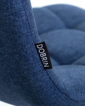 Стул барный DOBRIN NICOLE, черные матовые ножки, синяя ткань (UF860-14B) в Александровском - alexsandrovskoe.ok-mebel.com | фото 9