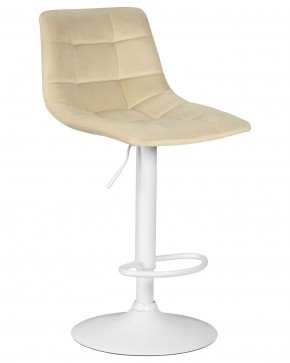 Стул барный DOBRIN TAILOR WHITE, бежевый велюр (MJ9-10) в Александровском - alexsandrovskoe.ok-mebel.com | фото 2