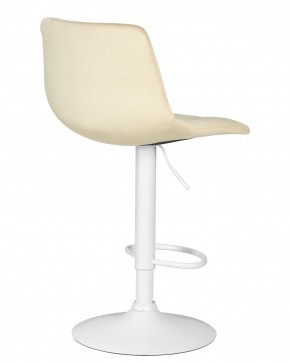 Стул барный DOBRIN TAILOR WHITE, бежевый велюр (MJ9-10) в Александровском - alexsandrovskoe.ok-mebel.com | фото 4
