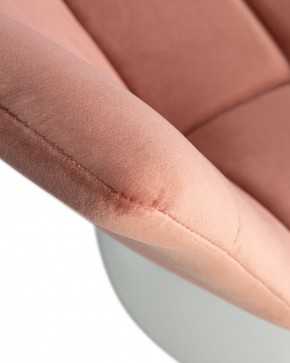 Стул барный DOBRIN TAILOR WHITE, пудрово-розовый велюр (MJ9-32) в Александровском - alexsandrovskoe.ok-mebel.com | фото 7