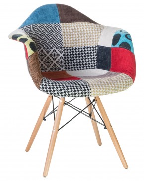 Стул обеденный DOBRIN DAW PATCHWORK, цвет сиденья мозаика в Александровском - alexsandrovskoe.ok-mebel.com | фото
