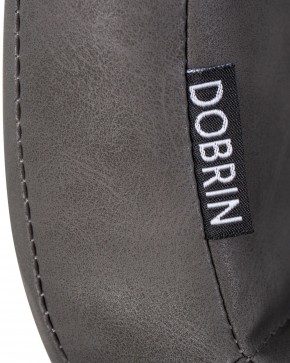 Стул обеденный DOBRIN MARK, черные ножки, серая антрацитовая винтажная экокожа (RU-08) в Александровском - alexsandrovskoe.ok-mebel.com | фото 9