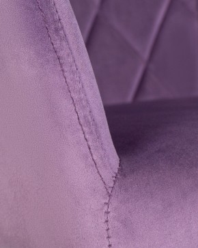 Стул обеденный DOBRIN ROBERT, черные матовые ножки, велюр V108-45 Темно-фиолетовый в Александровском - alexsandrovskoe.ok-mebel.com | фото 7