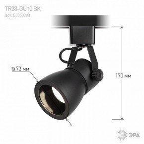 Светильник на штанге Эра  TR38-GU10 BK в Александровском - alexsandrovskoe.ok-mebel.com | фото 7