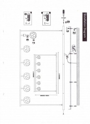 Светильник на штанге Imperiumloft RH Boule De Cristal Linear 40,1222 в Александровском - alexsandrovskoe.ok-mebel.com | фото 11