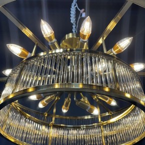 Светильник на штанге Imperiumloft RH Marais Round Chandelier 40,2668 в Александровском - alexsandrovskoe.ok-mebel.com | фото 5