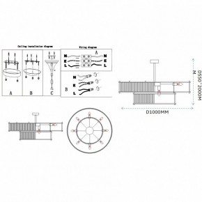 Светильник на штанге Imperiumloft RH Marais Round Chandelier 40,2668 в Александровском - alexsandrovskoe.ok-mebel.com | фото 11