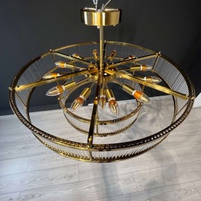 Светильник на штанге Imperiumloft RH Marais Round Chandelier 40,2668 в Александровском - alexsandrovskoe.ok-mebel.com | фото 8