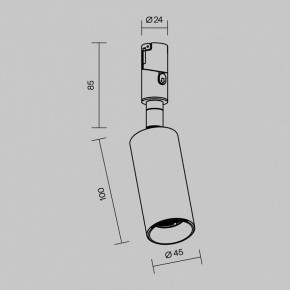Светильник на штанге Maytoni Focus Led TR201-1-10W3K-M-B в Александровском - alexsandrovskoe.ok-mebel.com | фото 7
