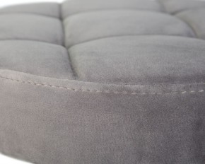 Табурет барный DOBRIN BRUNO BLACK, серый велюр (MJ9-75) в Александровском - alexsandrovskoe.ok-mebel.com | фото 4