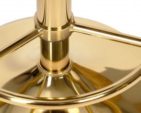 Табурет барный DOBRIN BRUNO GOLD, черный велюр (MJ9-101) в Александровском - alexsandrovskoe.ok-mebel.com | фото 2