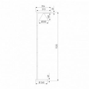Торшер Elektrostandard Bevel a068473 в Александровском - alexsandrovskoe.ok-mebel.com | фото 2