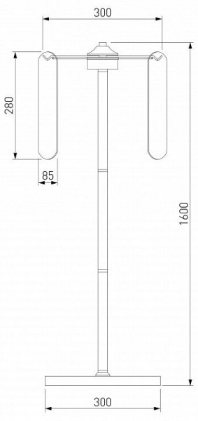 Торшер Eurosvet Claire 01171/3 золото в Александровском - alexsandrovskoe.ok-mebel.com | фото 3