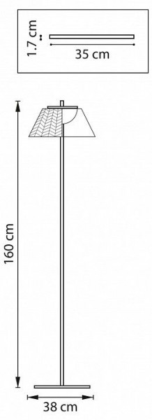 Торшер Lightstar Napoli 794710 в Александровском - alexsandrovskoe.ok-mebel.com | фото 6