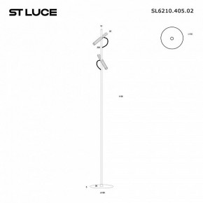 Торшер ST-Luce LILT SL6210.405.02 в Александровском - alexsandrovskoe.ok-mebel.com | фото 2