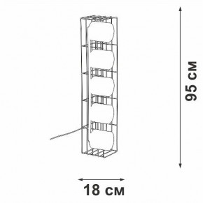 Торшер Vitaluce V3019 V3019-1/5P в Александровском - alexsandrovskoe.ok-mebel.com | фото 4