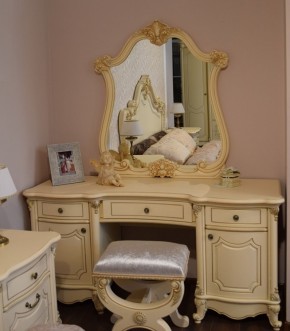 Туалетный стол + Зеркало Мона Лиза (крем) в Александровском - alexsandrovskoe.ok-mebel.com | фото 6