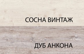 Тумба 4D1S, MONAKO, цвет Сосна винтаж/дуб анкона в Александровском - alexsandrovskoe.ok-mebel.com | фото 3