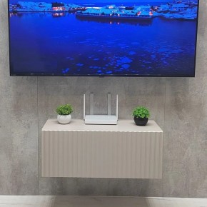 Тумба подвесная под ТВ LINES MTV1-MA 750 Бежевый (Леда-М 10.1.5) в Александровском - alexsandrovskoe.ok-mebel.com | фото 5