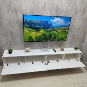 Тумба подвесная под ТВ LINES MTV4-MA 1150 Белый матовый (Белый-M 10.1.2) в Александровском - alexsandrovskoe.ok-mebel.com | фото 11