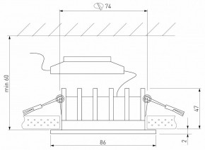 Встраиваемый светильник Elektrostandard Combi a069004 в Александровском - alexsandrovskoe.ok-mebel.com | фото 5