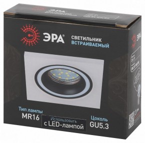 Встраиваемый светильник Эра  DK91 WH/BK в Александровском - alexsandrovskoe.ok-mebel.com | фото 5