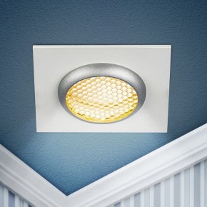 Встраиваемый светильник Эра  KL110 WH/SL в Александровском - alexsandrovskoe.ok-mebel.com | фото 5