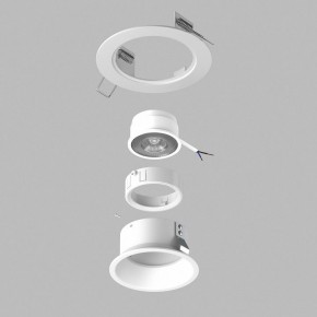 Встраиваемый светильник Lightstar Domino D61607BMOD в Александровском - alexsandrovskoe.ok-mebel.com | фото 3