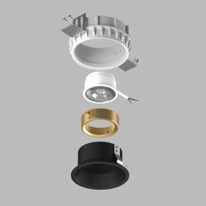Встраиваемый светильник Lightstar Domino G214607GMOD в Александровском - alexsandrovskoe.ok-mebel.com | фото