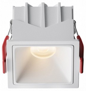 Встраиваемый светильник Maytoni Alfa LED DL043-01-10W3K-SQ-W-1 в Александровском - alexsandrovskoe.ok-mebel.com | фото