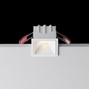 Встраиваемый светильник Maytoni Alfa LED DL043-01-10W3K-SQ-W-1 в Александровском - alexsandrovskoe.ok-mebel.com | фото 5