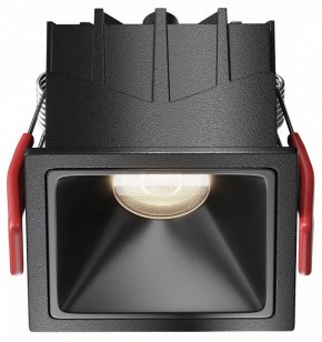 Встраиваемый светильник Maytoni Alfa LED DL043-01-10W4K-SQ-B-1 в Александровском - alexsandrovskoe.ok-mebel.com | фото
