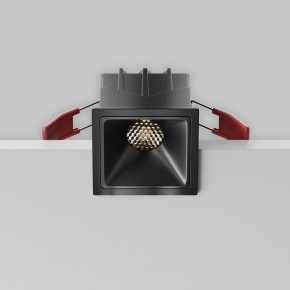 Встраиваемый светильник Maytoni Alfa LED DL043-01-10W4K-SQ-B-1 в Александровском - alexsandrovskoe.ok-mebel.com | фото 5