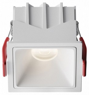 Встраиваемый светильник Maytoni Alfa LED DL043-01-10W4K-SQ-W-1 в Александровском - alexsandrovskoe.ok-mebel.com | фото