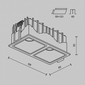 Встраиваемый светильник Maytoni Alfa LED DL043-02-10W4K-SQ-B-1 в Александровском - alexsandrovskoe.ok-mebel.com | фото 11