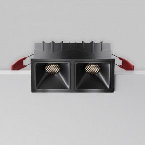 Встраиваемый светильник Maytoni Alfa LED DL043-02-10W4K-SQ-B-1 в Александровском - alexsandrovskoe.ok-mebel.com | фото 2