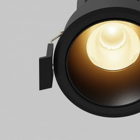 Встраиваемый светильник Maytoni Dip DL115-10W-2.7K-B в Александровском - alexsandrovskoe.ok-mebel.com | фото 10