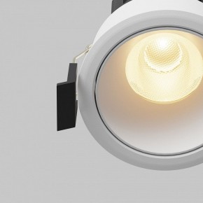 Встраиваемый светильник Maytoni Dip DL115-10W-2.7K-W в Александровском - alexsandrovskoe.ok-mebel.com | фото 11