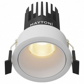Встраиваемый светильник Maytoni Dip DL115-10W-2.7K-W в Александровском - alexsandrovskoe.ok-mebel.com | фото 2