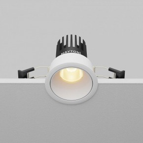 Встраиваемый светильник Maytoni Dip DL115-10W-2.7K-W в Александровском - alexsandrovskoe.ok-mebel.com | фото 5