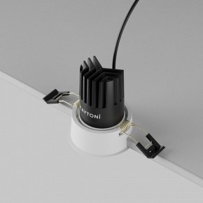 Встраиваемый светильник Maytoni Dip DL115-10W-2.7K-W в Александровском - alexsandrovskoe.ok-mebel.com | фото 6