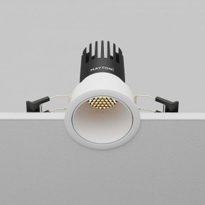 Встраиваемый светильник Maytoni Dip DL116-10W-2.7K-W в Александровском - alexsandrovskoe.ok-mebel.com | фото 7