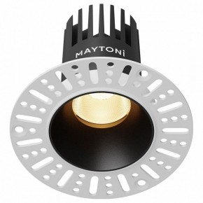 Встраиваемый светильник Maytoni Dip DL119-10W-2.7K-TRS-B в Александровском - alexsandrovskoe.ok-mebel.com | фото