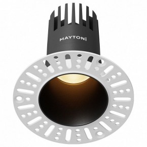 Встраиваемый светильник Maytoni Dip DL120-10W-2.7K-TRS-B в Александровском - alexsandrovskoe.ok-mebel.com | фото