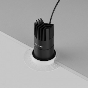 Встраиваемый светильник Maytoni Dip DL120-10W-2.7K-TRS-B в Александровском - alexsandrovskoe.ok-mebel.com | фото 6