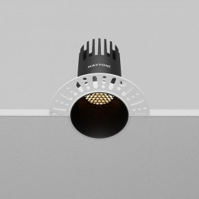 Встраиваемый светильник Maytoni Dip DL120-10W-2.7K-TRS-B в Александровском - alexsandrovskoe.ok-mebel.com | фото 7
