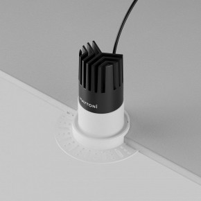 Встраиваемый светильник Maytoni Dip DL120-10W-2.7K-TRS-W в Александровском - alexsandrovskoe.ok-mebel.com | фото 7