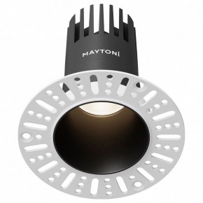 Встраиваемый светильник Maytoni Dip DL120-10W-4K-TRS-B в Александровском - alexsandrovskoe.ok-mebel.com | фото