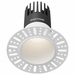 Встраиваемый светильник Maytoni Dip DL120-10W-4K-TRS-W в Александровском - alexsandrovskoe.ok-mebel.com | фото